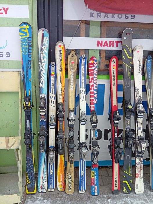 Narty po 100 zł. Sprawne.Serwisowane. Przecena. Serwis Krako59.
