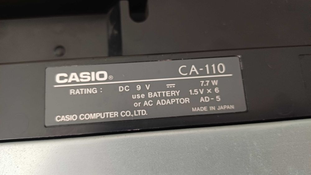 Casio CA- 110 órgão