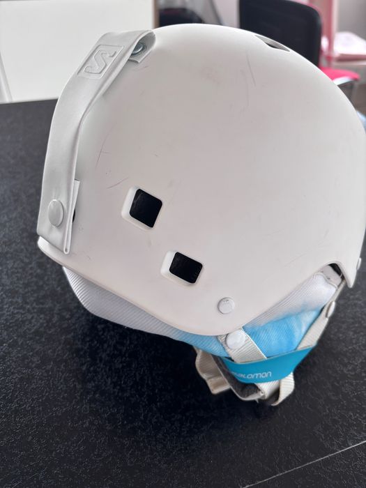 Kask narciarski snowboardowy M(56-59) Salomon Venom błękitny
