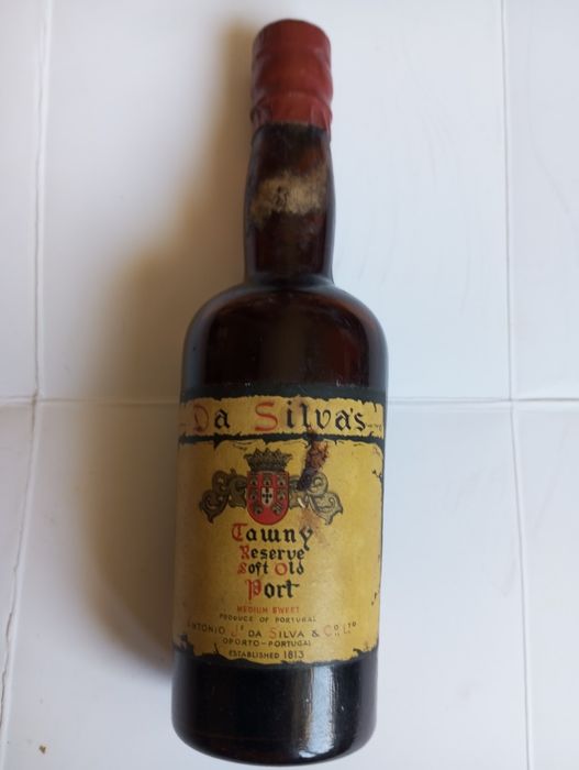 Garrafa em miniatura de coleção Da Silva's Porto Reserva