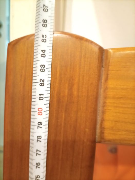 Espelho com madeira maciça