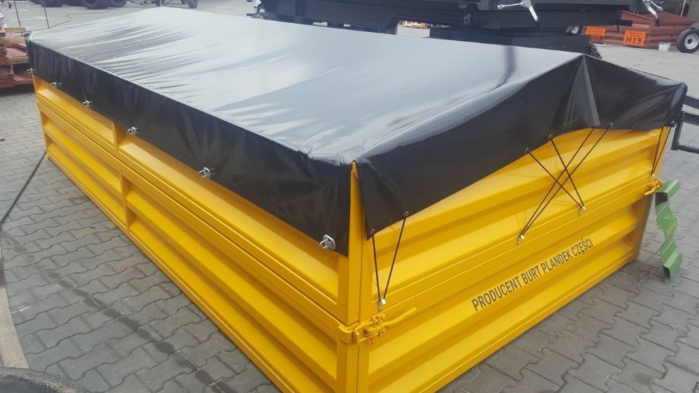 BURTY DO PRZYCZEPY D47 50cm + 50cm +trójkąty +zamki +zawiasy ZAREMBA !