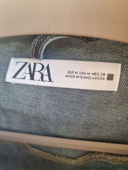 Zara джинсовая куртка с-м джинсовка