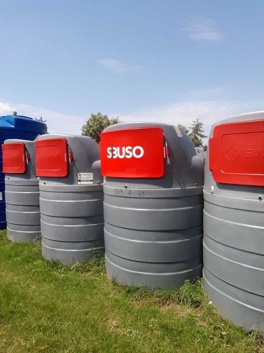 Zbiornik SIBUSO 1500 litrów, dwupłaszczowy ON