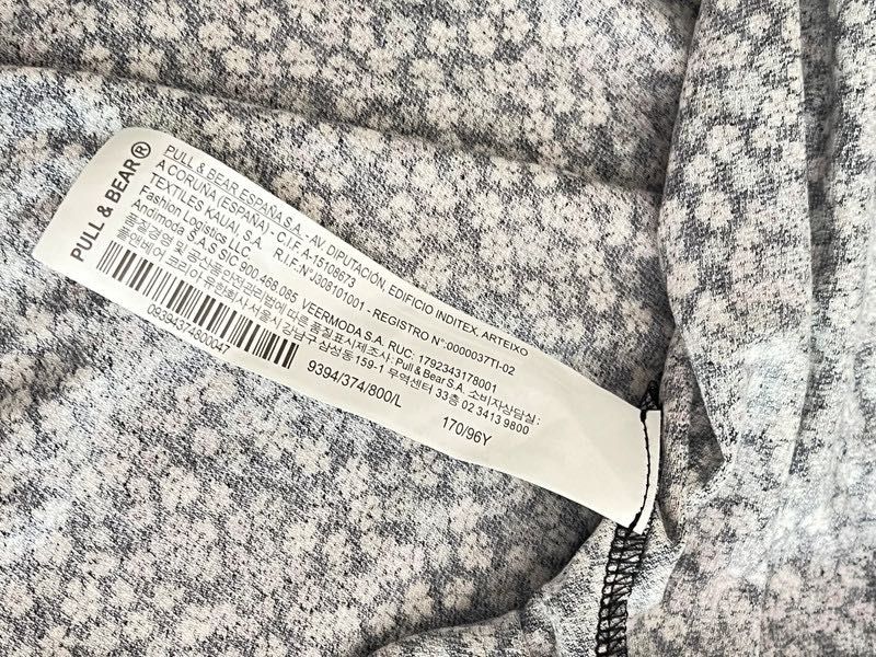 Vestido Floral meia manga Pull & Bear – Novo | Tamanho L