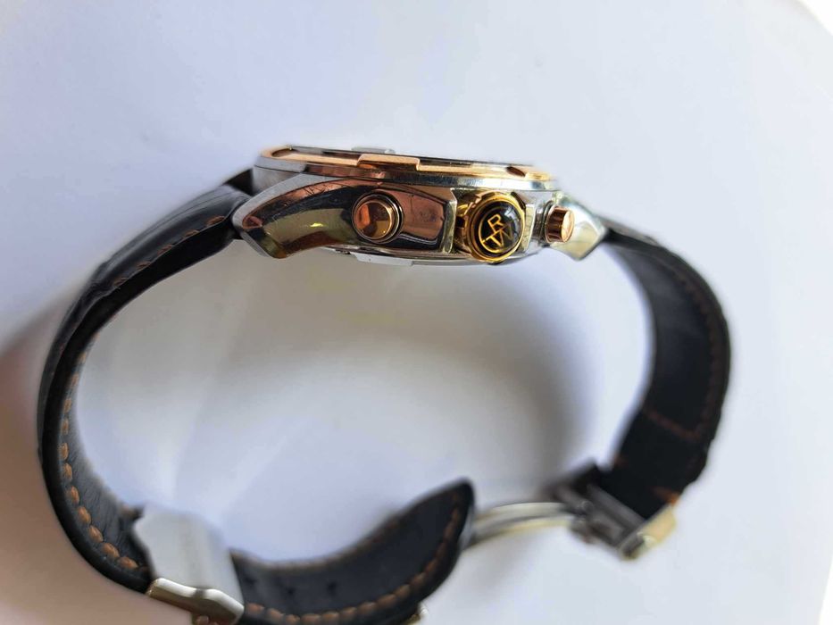 Relogio Raymond Weil em aço e ouro automatic