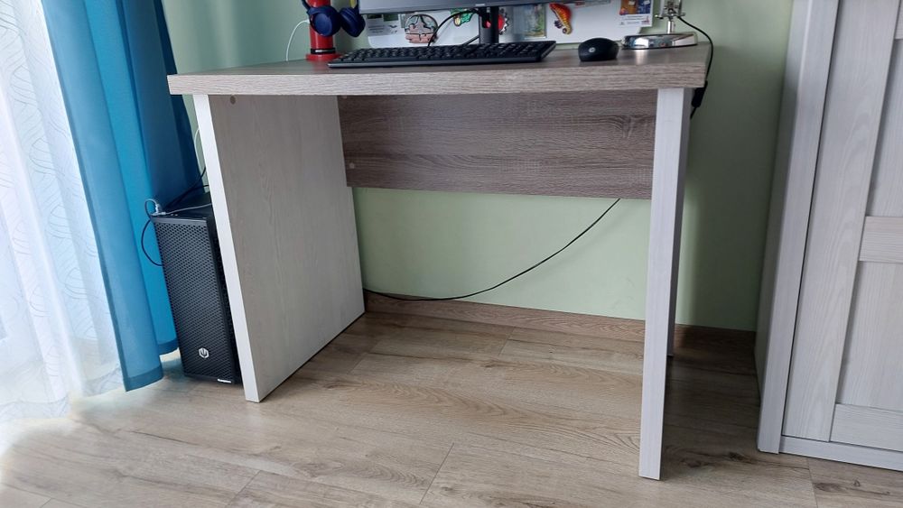 Biurko Luca Juzi 100 cm modrzew sibiu jasny
