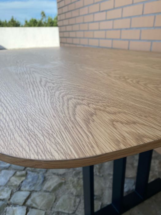 Mesa jantar em madeira 220x110x77