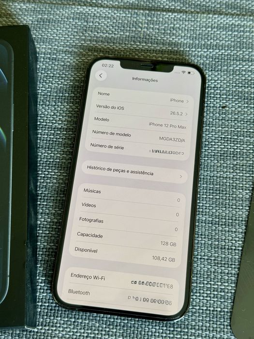 iPhone 12 Pro Max (Saúde da bateria 100%)
