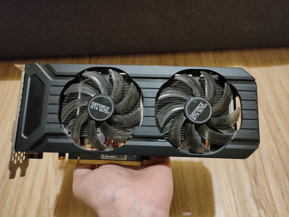 Продается видеокарта Geforce 1070ti 8гб б/у