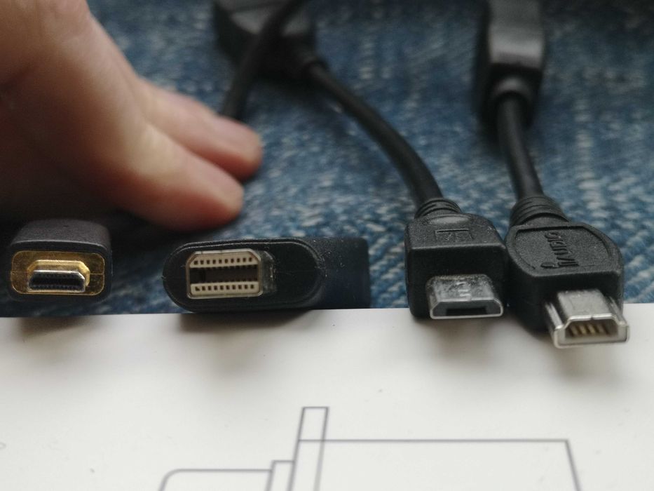 перехідник miniUSB5A - usb  , адаптер minidp hdmi microusb mini USB5A