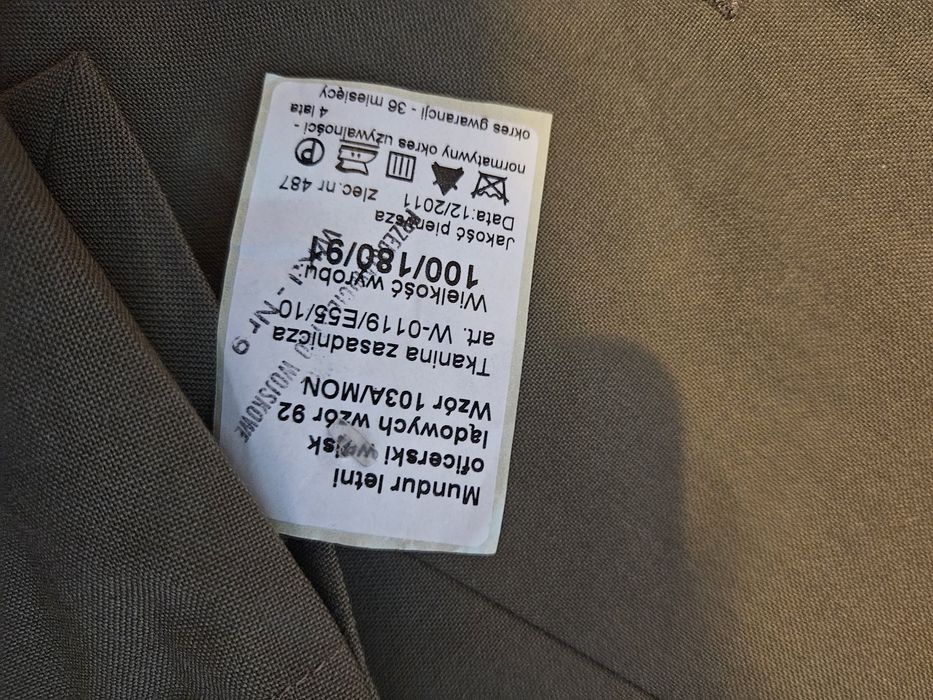 Mundur wzór 103 nowy