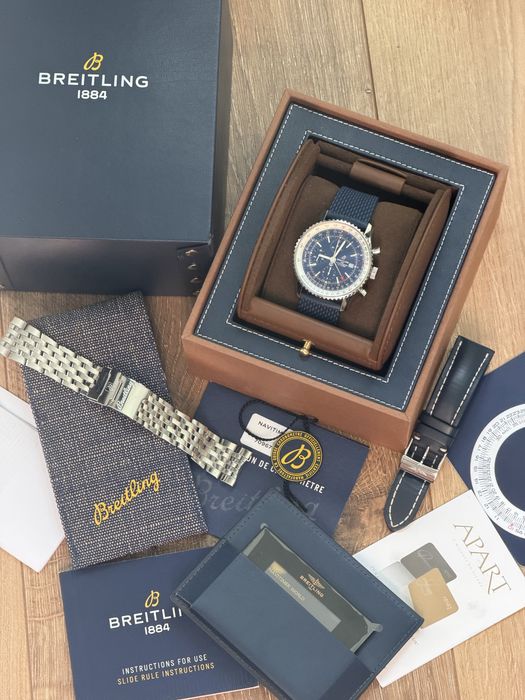 Breitling Navitimer World 46mm  Blue Super Set PL Salon