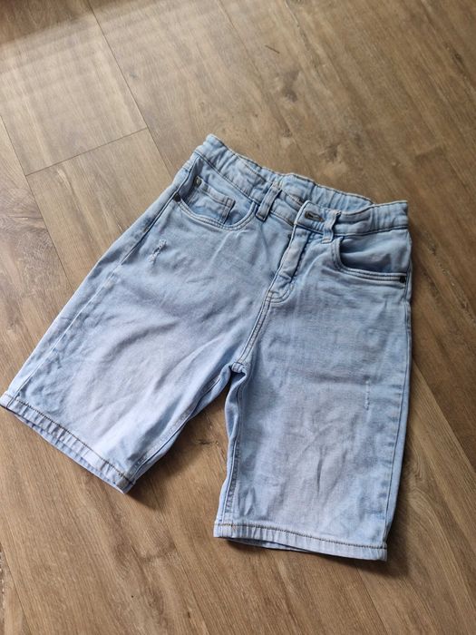 Szorty dżinsowe Krótkie spodenki chłopiec 146 cm