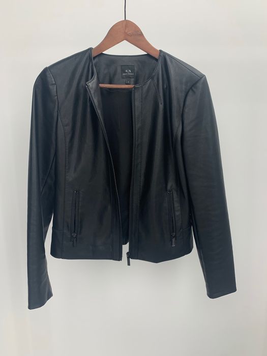 Kurtka z eko skóry Armani Exchange