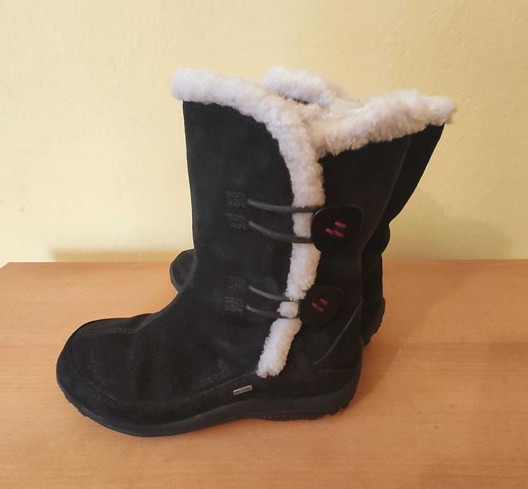 Kozaki damskie Merrell śniegowce, zamsz, rozm.37 , dł. wkładki 23,5 cm