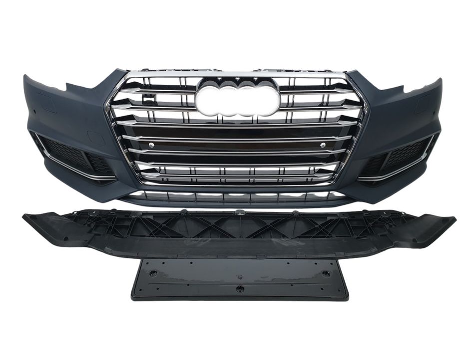 Передній бампер в стилі S4 для Audi A4 B9 2015-2019