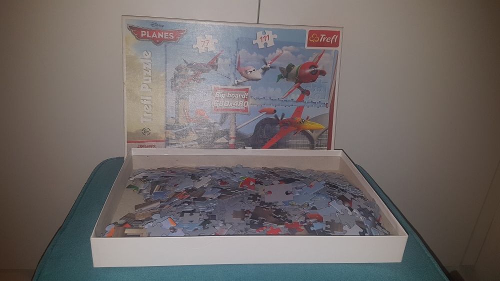 Puzzle Trefl Samoloty 77, 111, 222 elem.