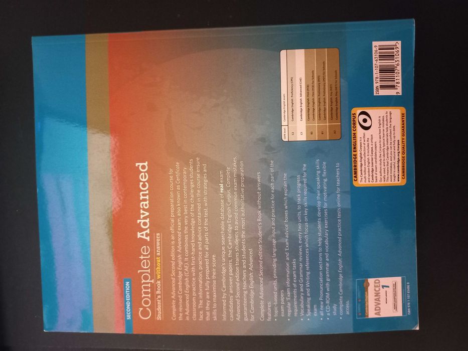 Livros Complete Advanced Cambridge English 2nd Edition