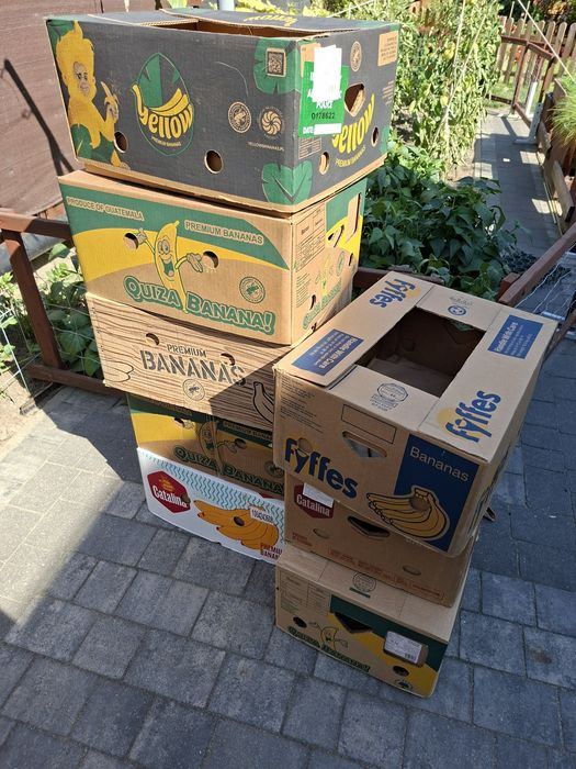 Kartony po bananach