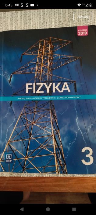 Fizyka 3 liceum lub technikum