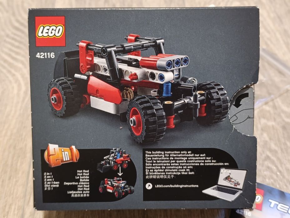 Конструктор Lego Technic 42116 Міні-навантажувач, 140 деталей