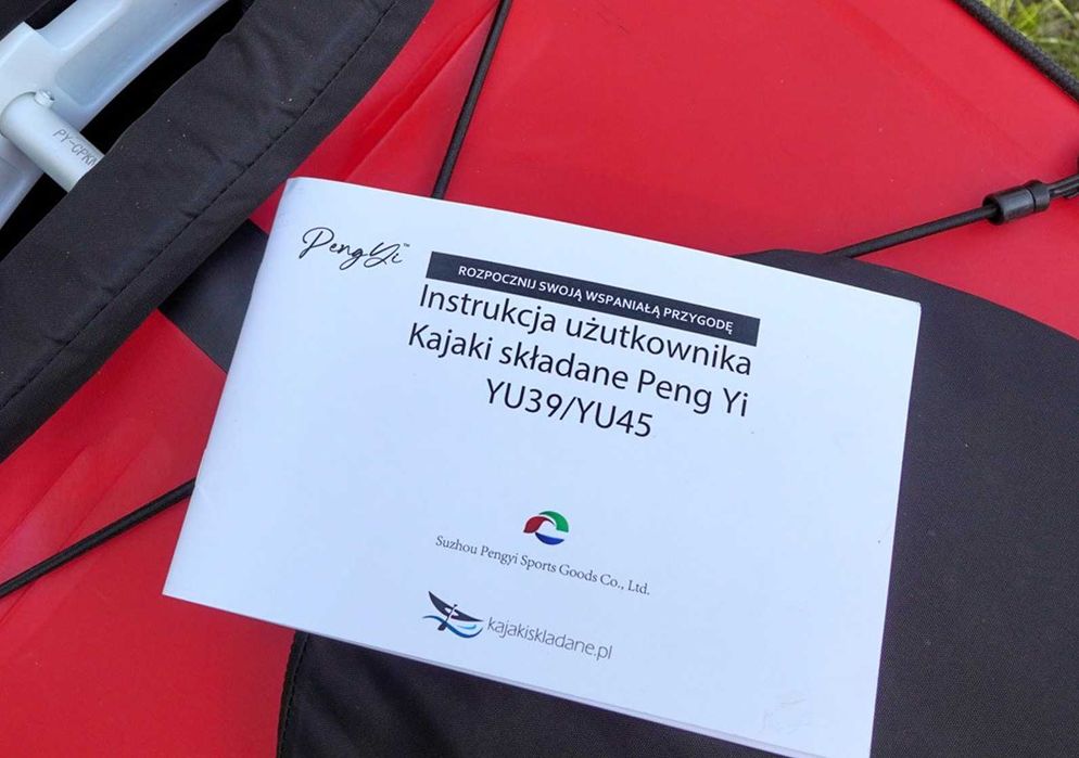 Kajak składany Peng Yi Yu-45 1-osobowy jednoosobowy lekki TPU dł. 4,5m