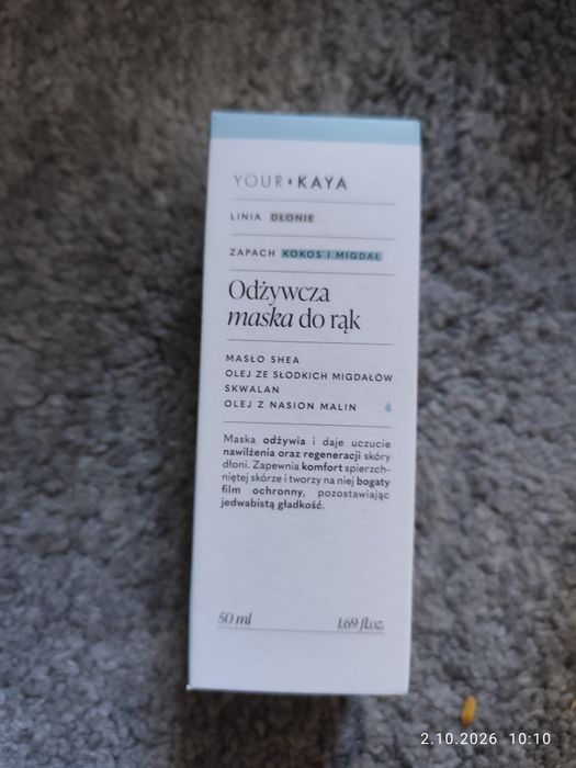 Your Kaya Odżywcza maska do rąk nowa