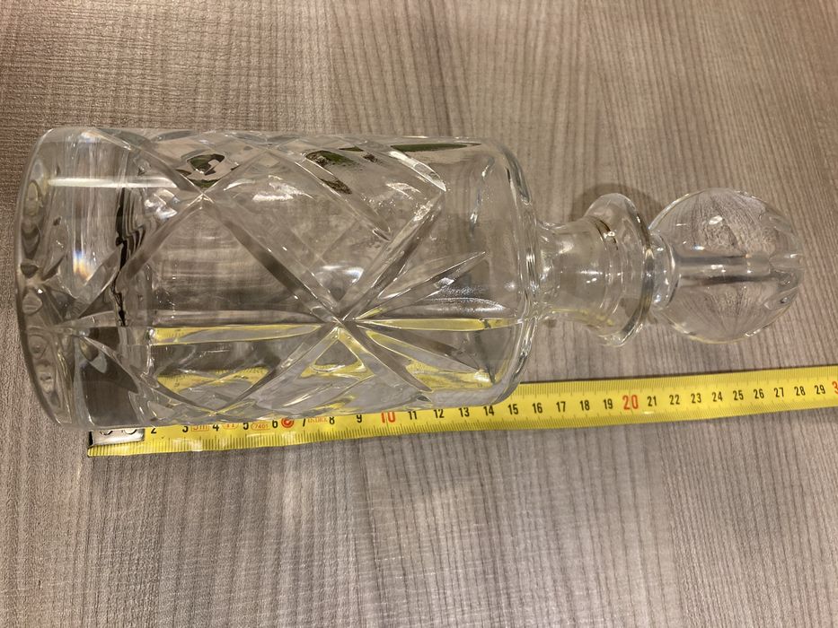 Garrafa de Cristal Antiga