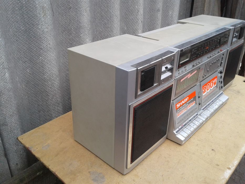 Японский магнитофон SHARP WF-939 времён СССР магнитола