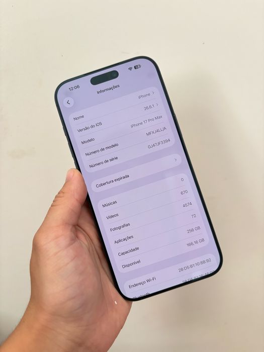 Iphone 17 Pro Max 256 GB