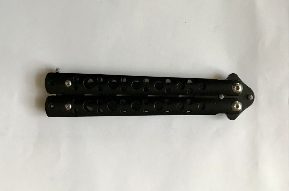 Тренувальний ніж (тупий) Балісонг Black 10-B