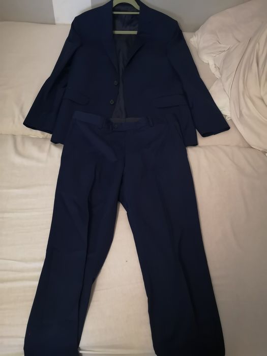 Garnitur Vistula, granatowy, jak NOWY, r. L