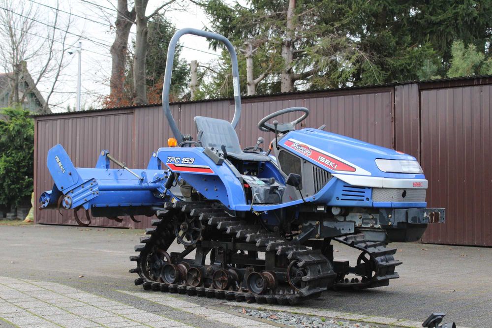 Traktor Japoński ISEKI 4x4 TPC 153 z glebogryzarką-stan perfekcyjny