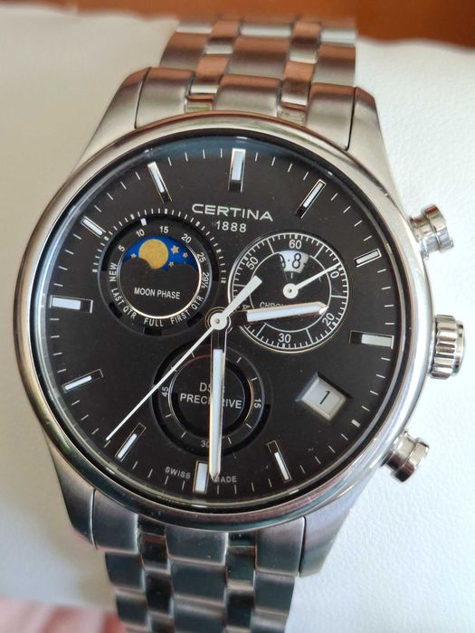 Zegarek męski Certina DS-8 Chrono Moon Phase