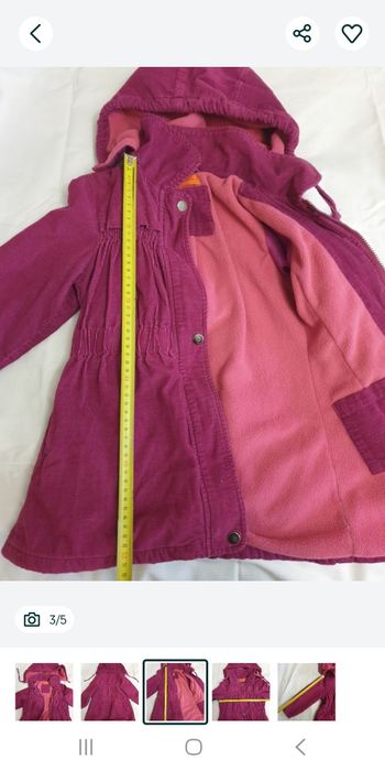 Пальто куртка на дівчинку