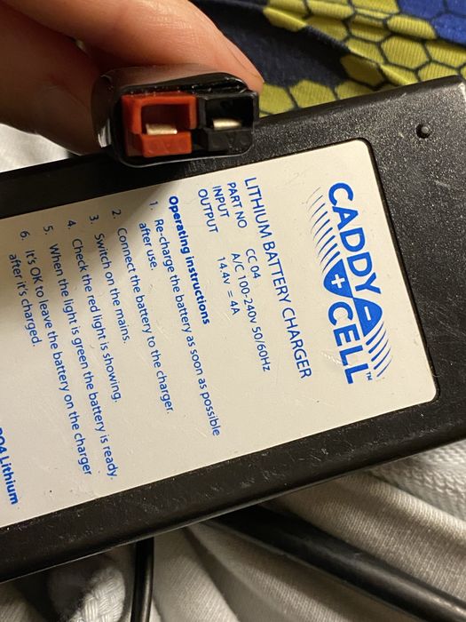 Ładowarka Caddy + Cell CC-04 – Lithium Battery Charger 14.4V 4A