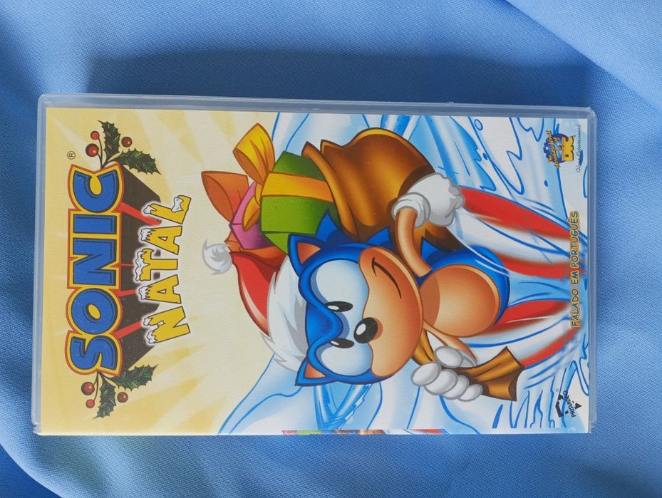 Cassete HVS desenho animado Sonic