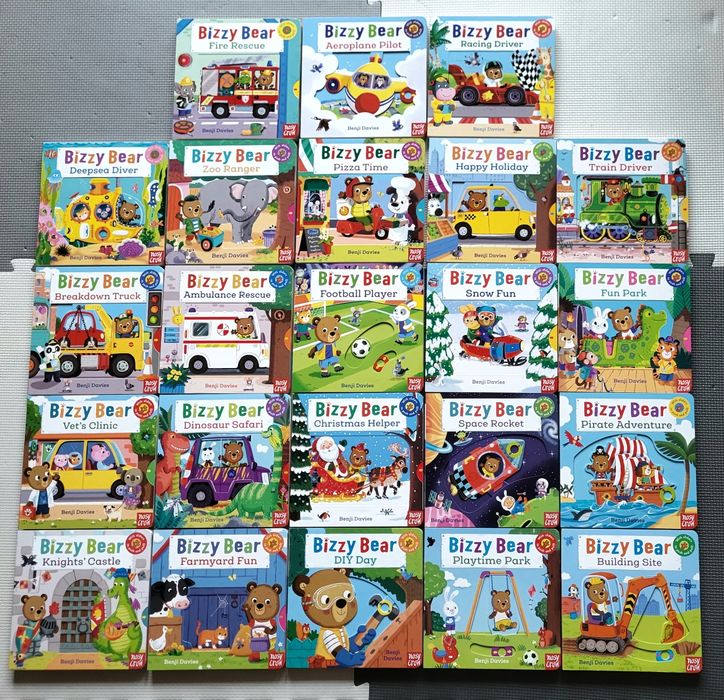 NOWA Bizzy Bear Happy Holiday miś pracuś książeczka po angielsku