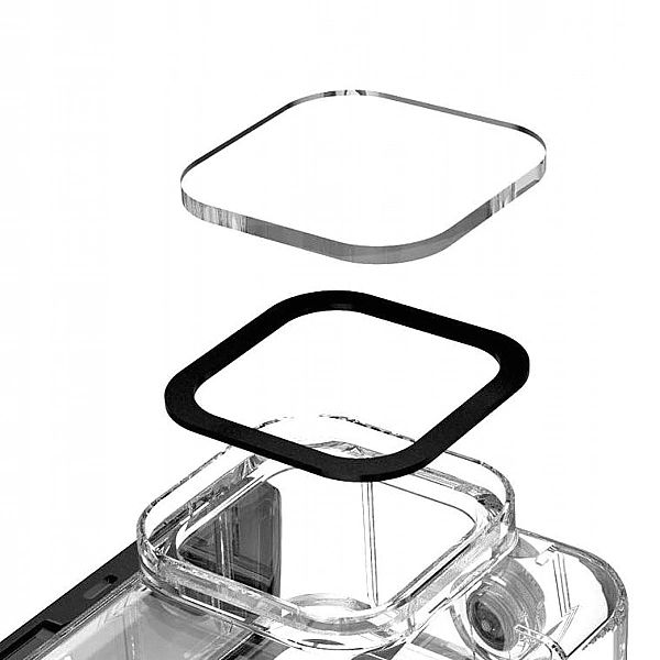 Etui WaterproofCase do Gopro Hero 9 / 10 / 11 / 12 / 13 Clear