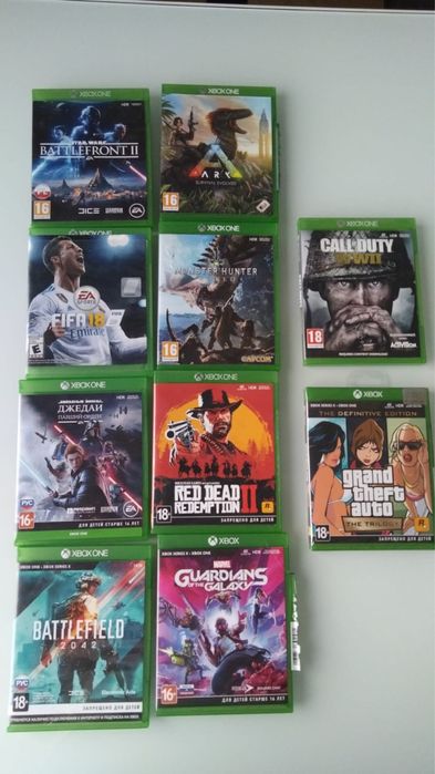Продам ігри на xbox one x