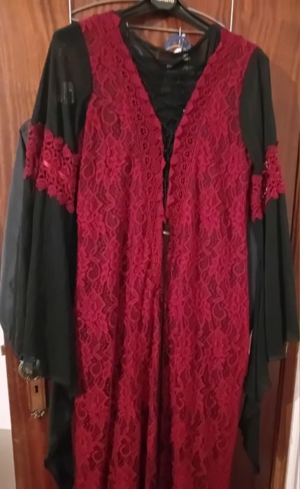 Fato de Carnaval/Halloween Gótico - Vestido/ Chic S