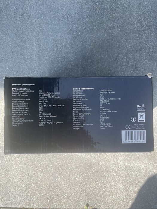 Wireless DvR Sd Recorder & wireless camera