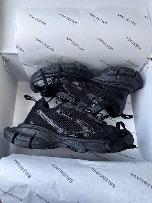 Balenciaga 3XL Black трендові жіночі кросівки баленсіага на платформі