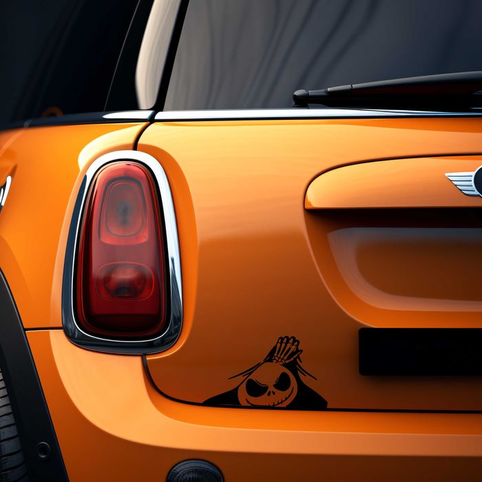 Naklejka KOSTEK - 14x8cm - na zeszyt, laptop, samochód, kask