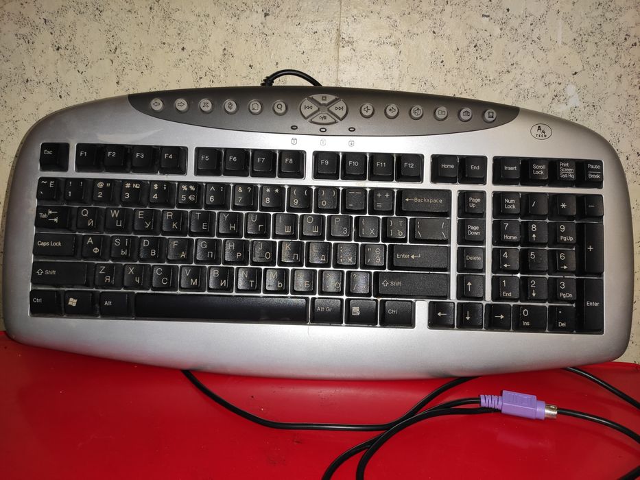 Мультимедійна брендова клавіатура A4Tech KB-21