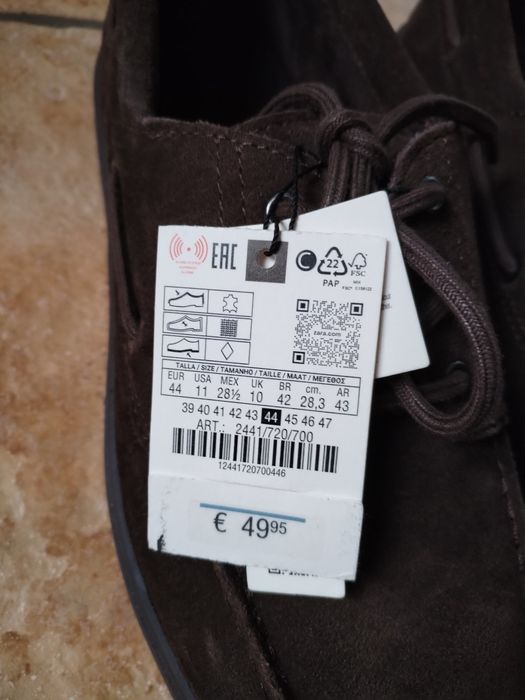 Skórzane buty w stylu marynarskim