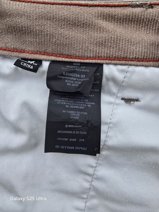 Штани G- Star Raw 3D slim W30 L30 чіноси чоловічі штани