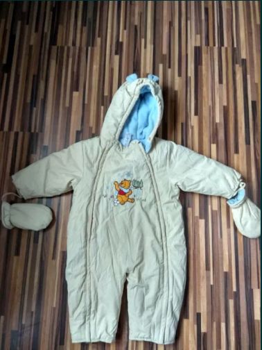 Kombinezon zimowy 86 na sanki zimę Kubuś Puchatek bardzo ciepły C&A