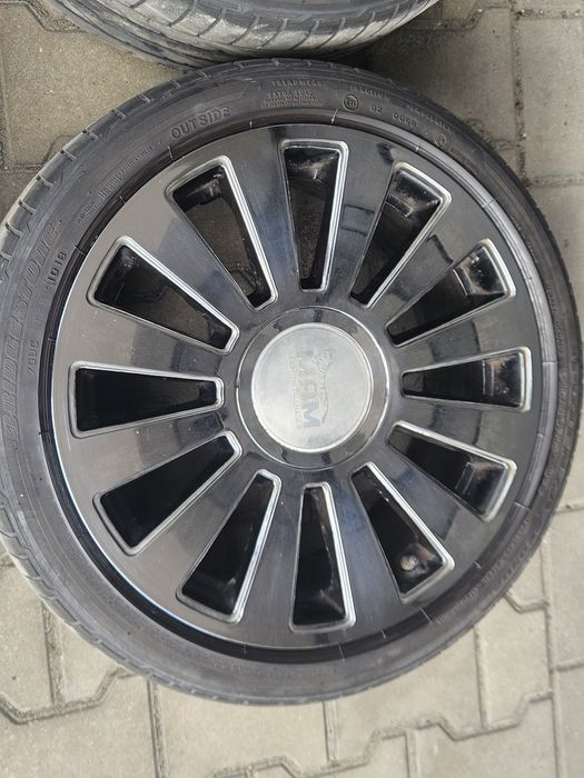 MAM 8 chrom 4x100 4x108 Audi Cabriolet 80 Golf 215/40R17 Bridgestone